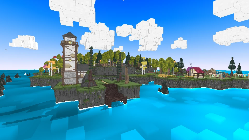 Explore handcrafted islands.